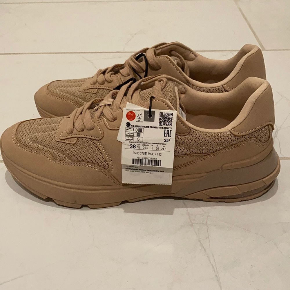 Zara sneakers, size 7.5